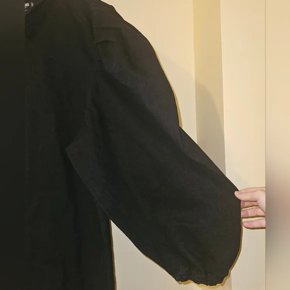 Missguided Puff Sleeve Dress - Picture 2 of 10